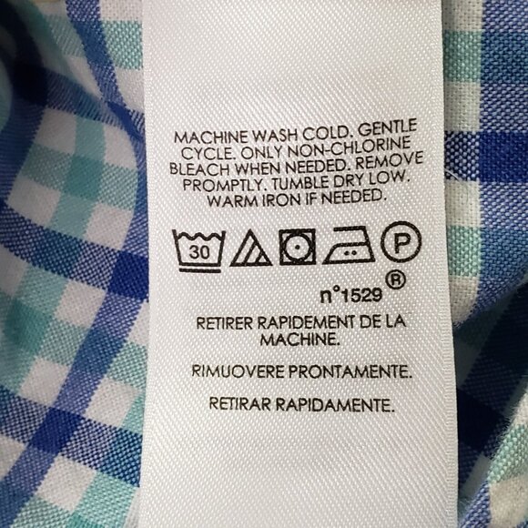 Polo Ralph Lauren Mens Gingham Oxford Button Shirt Size M Slim Fit Preppy Golf - Picture 11 of 15